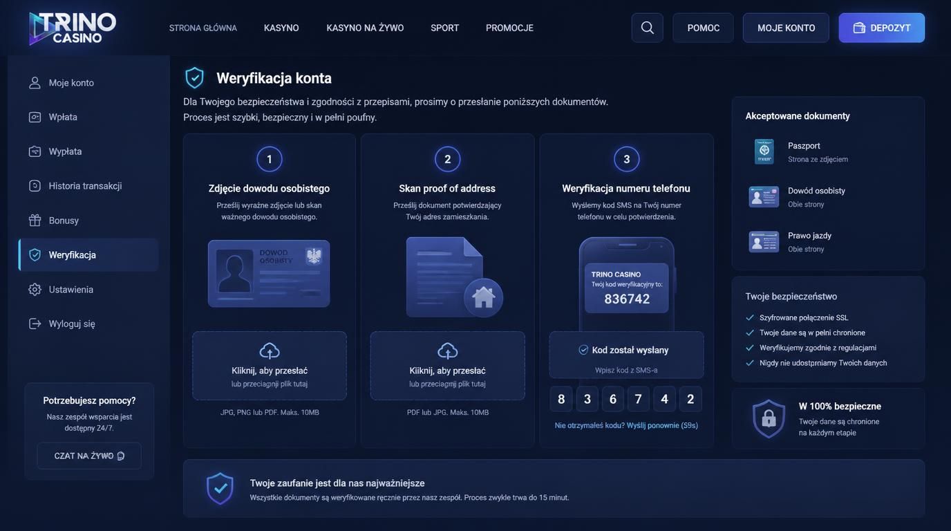 Proces KYC – tożsamość, dokumenty, proof of address 